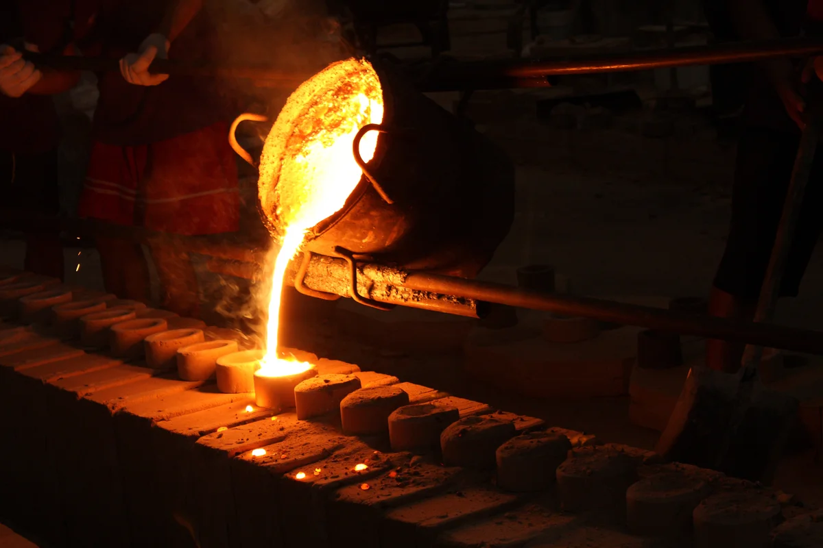 Melting Custom alloy creation